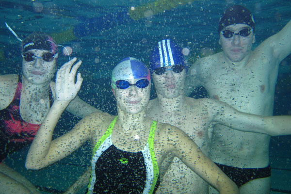 Спортсмены секции плавания